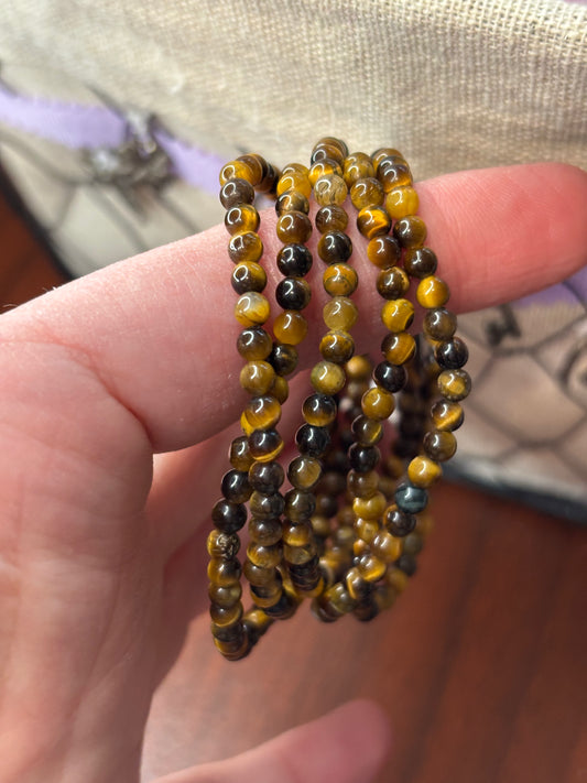 Tigers Eye (yellow) - Bracelet 4 mm