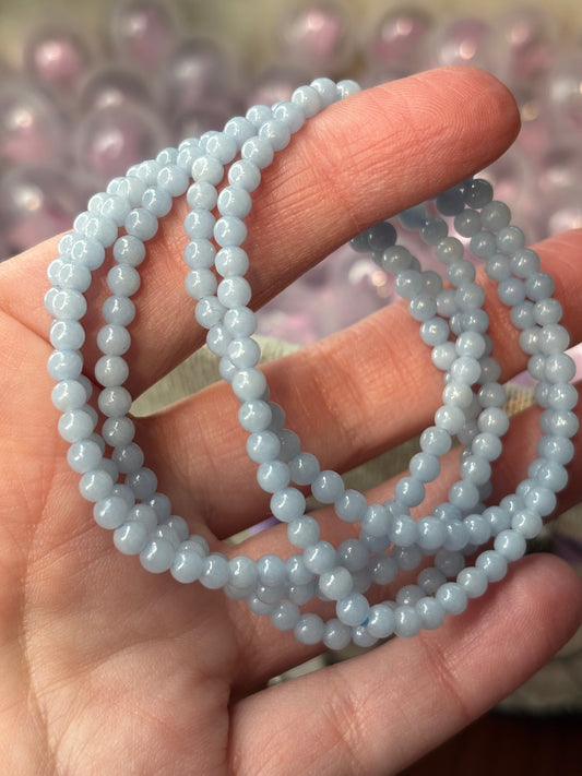 Angelite - Bracelet 4 mm