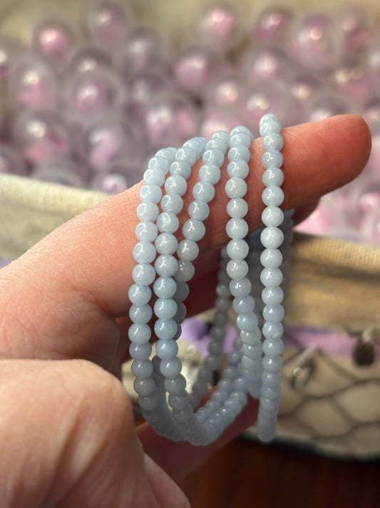 Angelite - Bracelet 4 mm