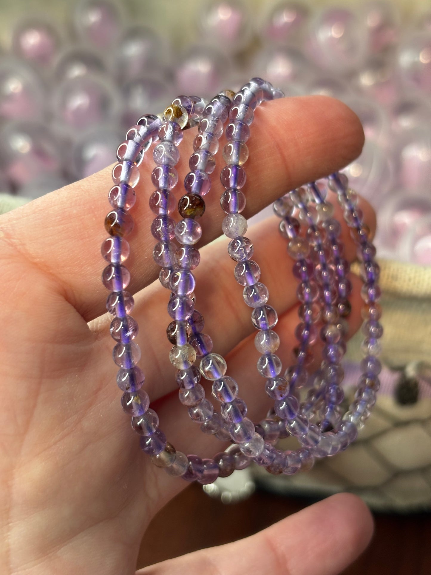 Amethyst - Bracelet 4 mm (lower quality)