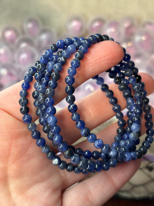 Sodalite - Bracelet 4 mm