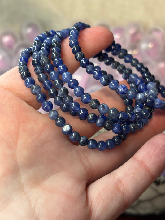 Sodalite - Bracelet 4 mm