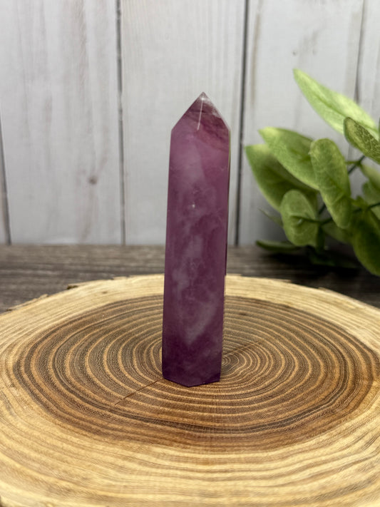Pink Fluorite Tower (Candy)