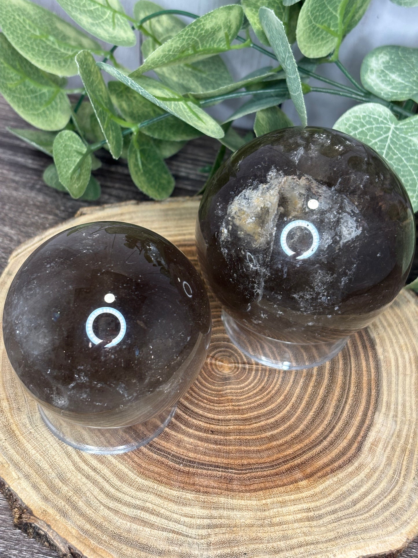 Smokey Quartz Spheres