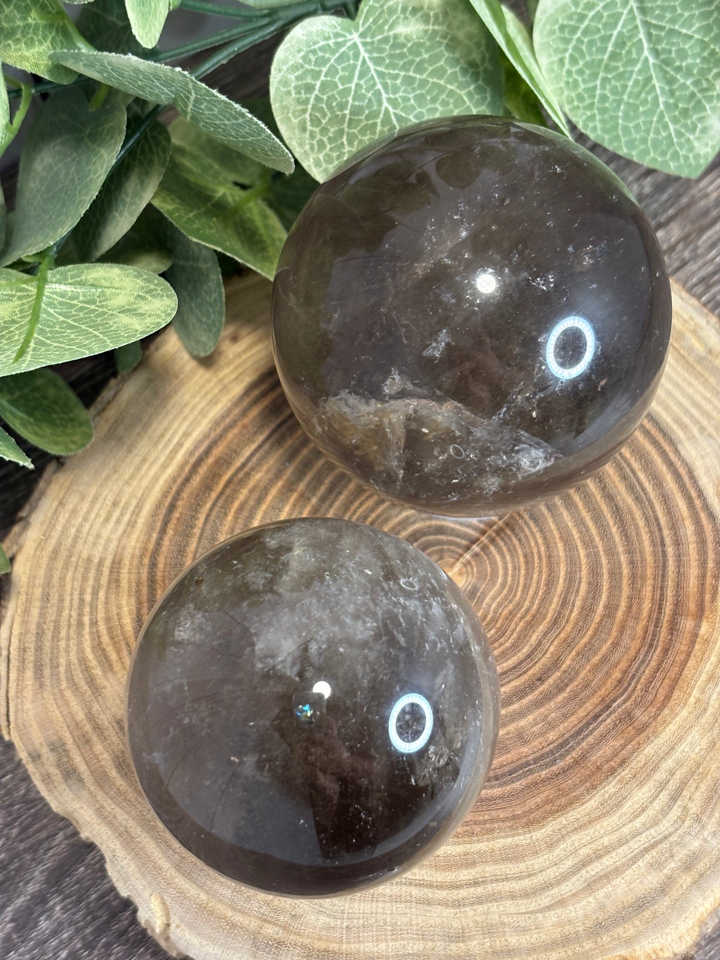 Smokey Quartz Spheres