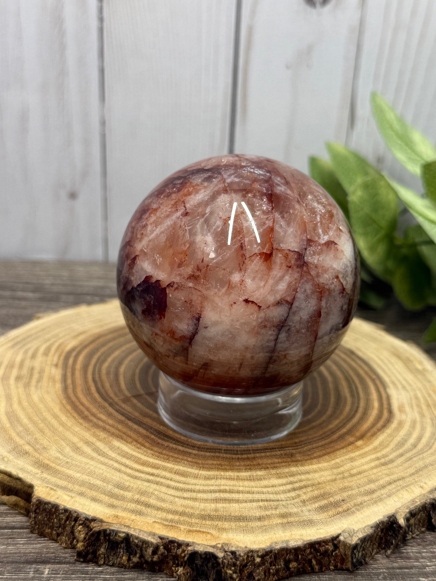 Fire Quartz Sphere