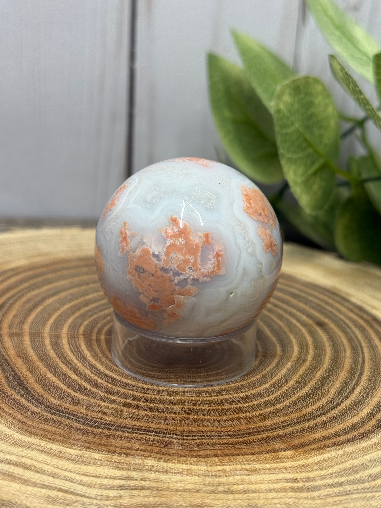 Pink Agate Sphere - small