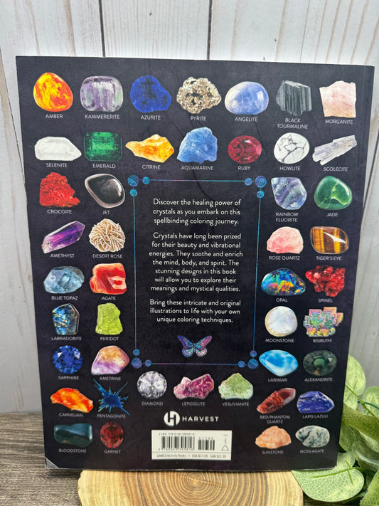 Harness the Healing Power of Crystals Coloring Book