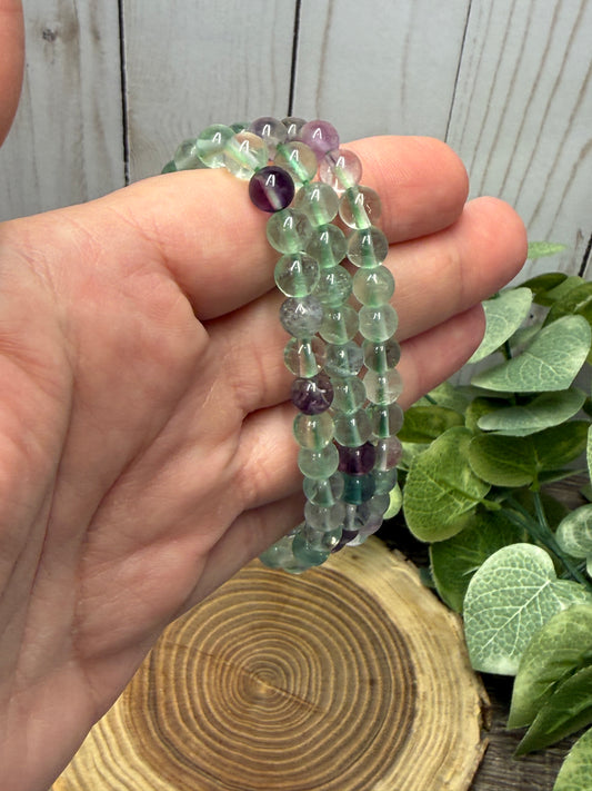 Fluorite - Bracelet 6 mm