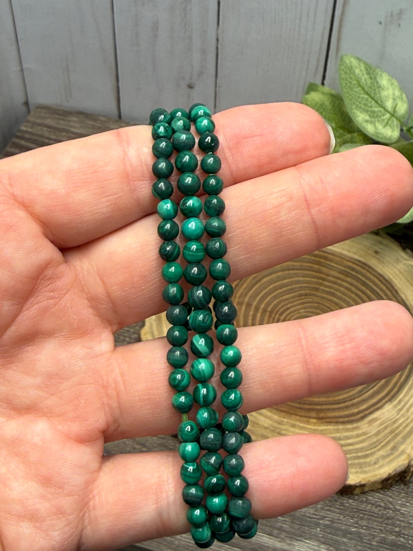 Malachite - Bracelet 4 mm