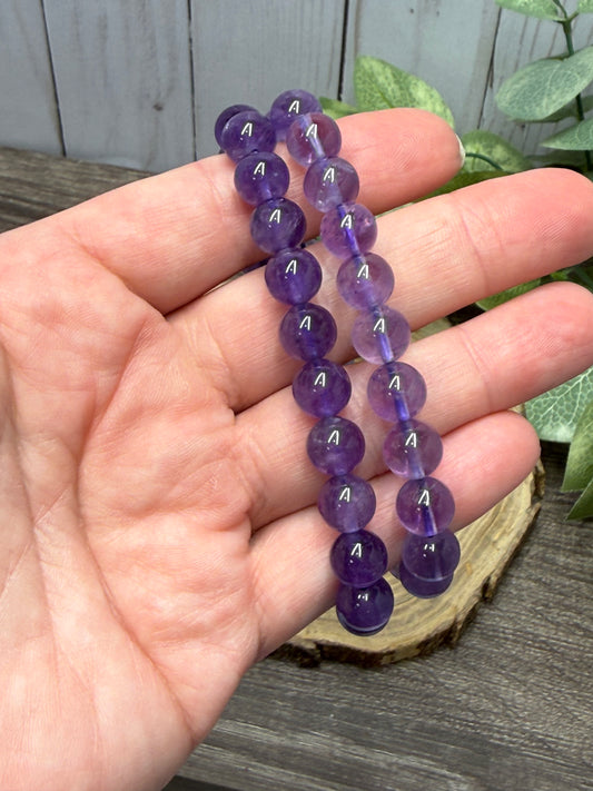 Amethyst - Bracelet 8 mm