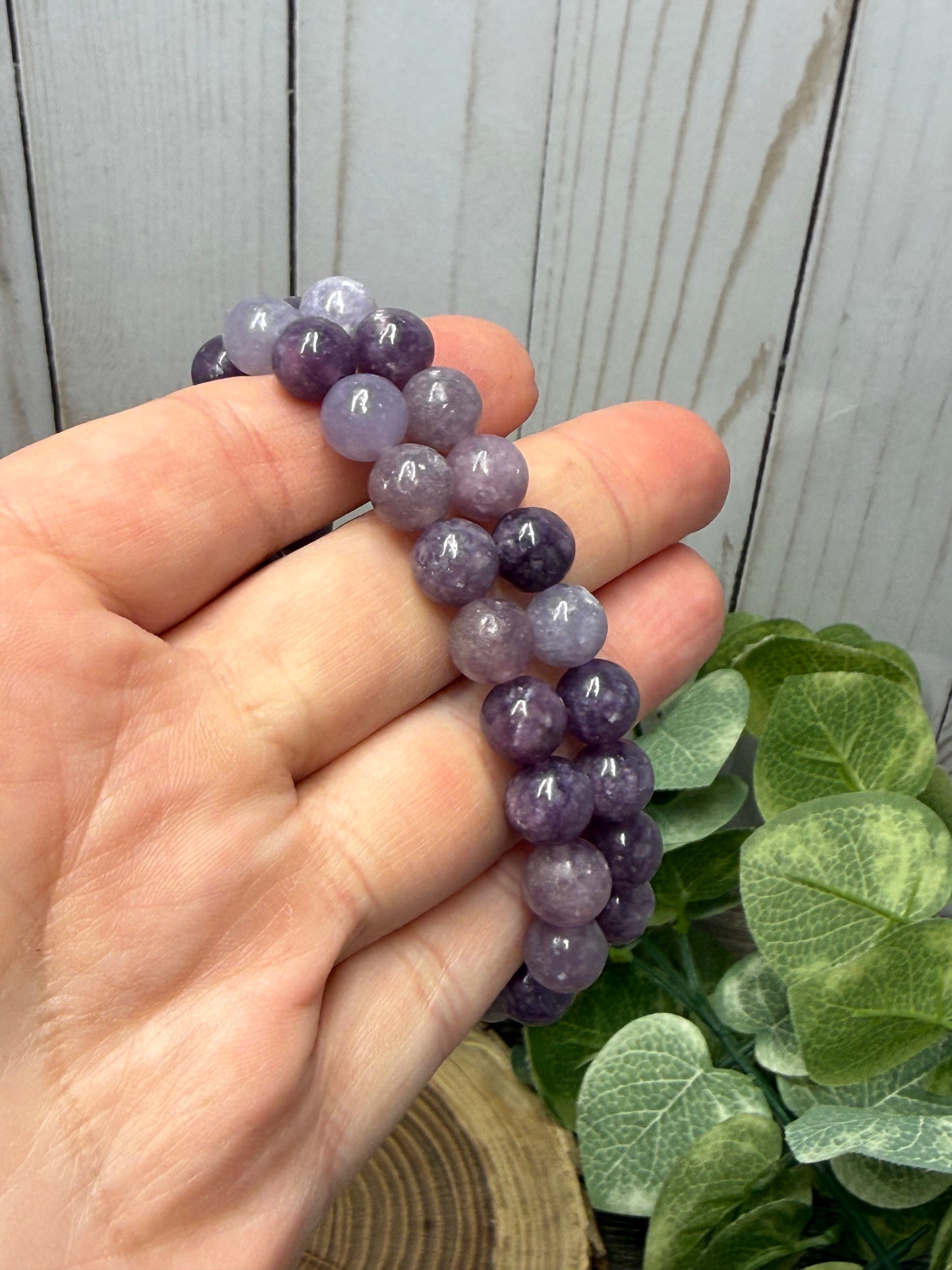 Lepidolite - Bracelet 8 mm