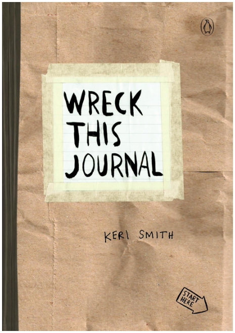 Wreck This Journal - Paperbag cover