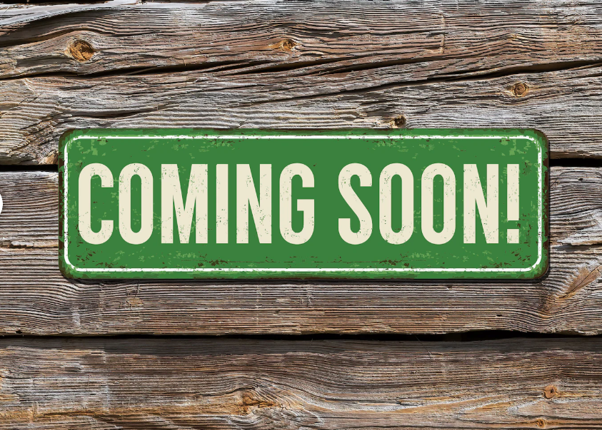 COMING SOON! Comes to Website Sept 30 at 6 PM EST