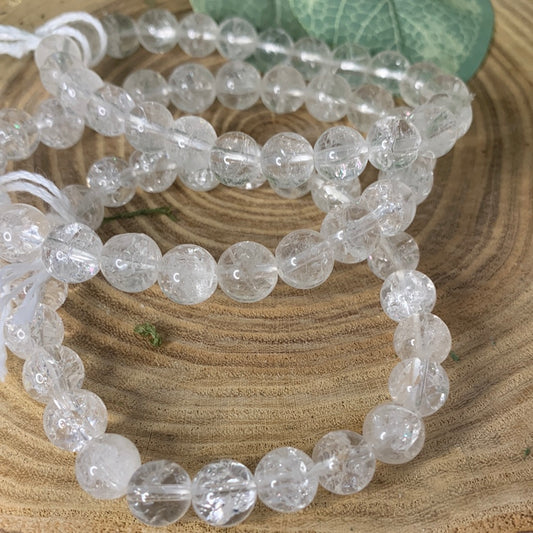 Crackle Quartz - Bracelet 8 mm