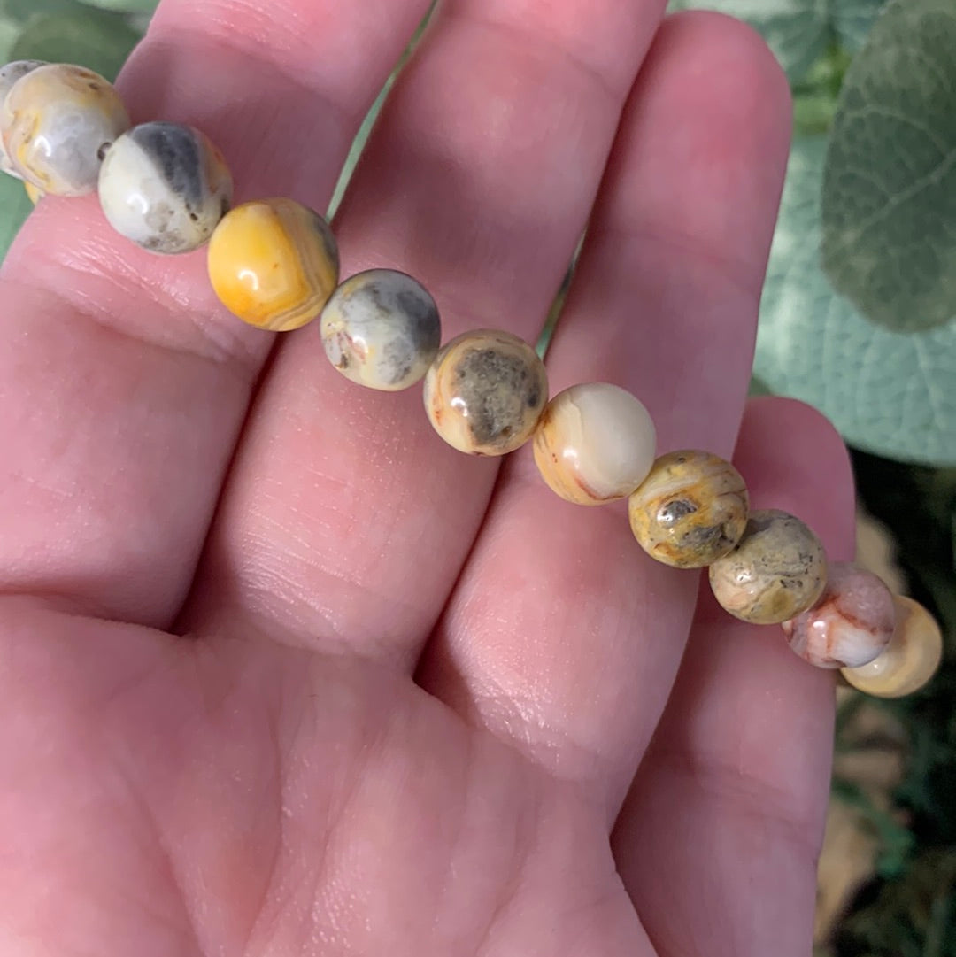 Crazy Lace Agate - Bracelet 8 mm