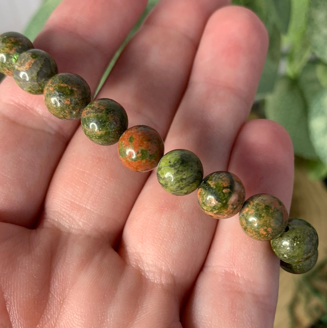 Unakite - Bracelet 8 mm