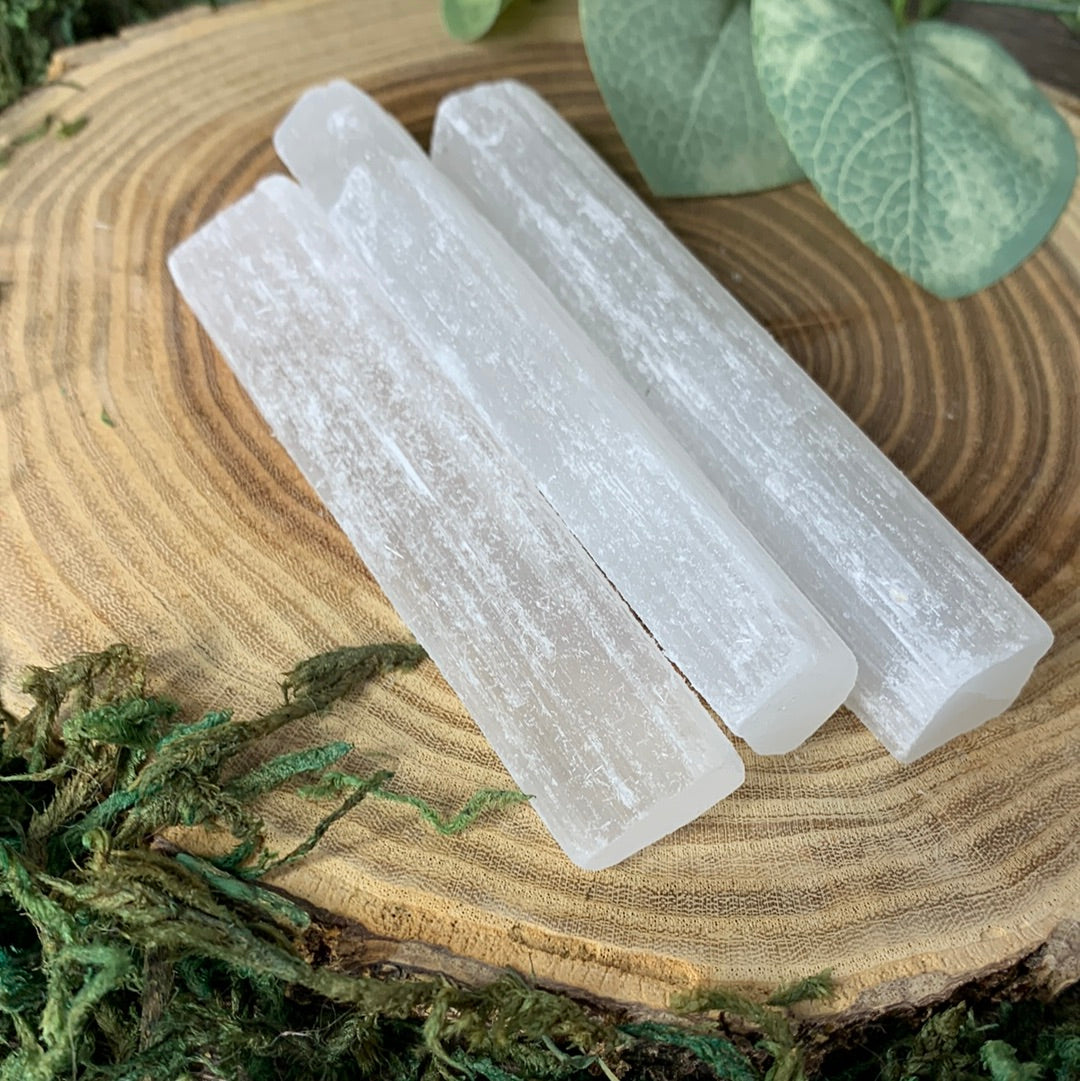 Selenite Wand - short & thicker