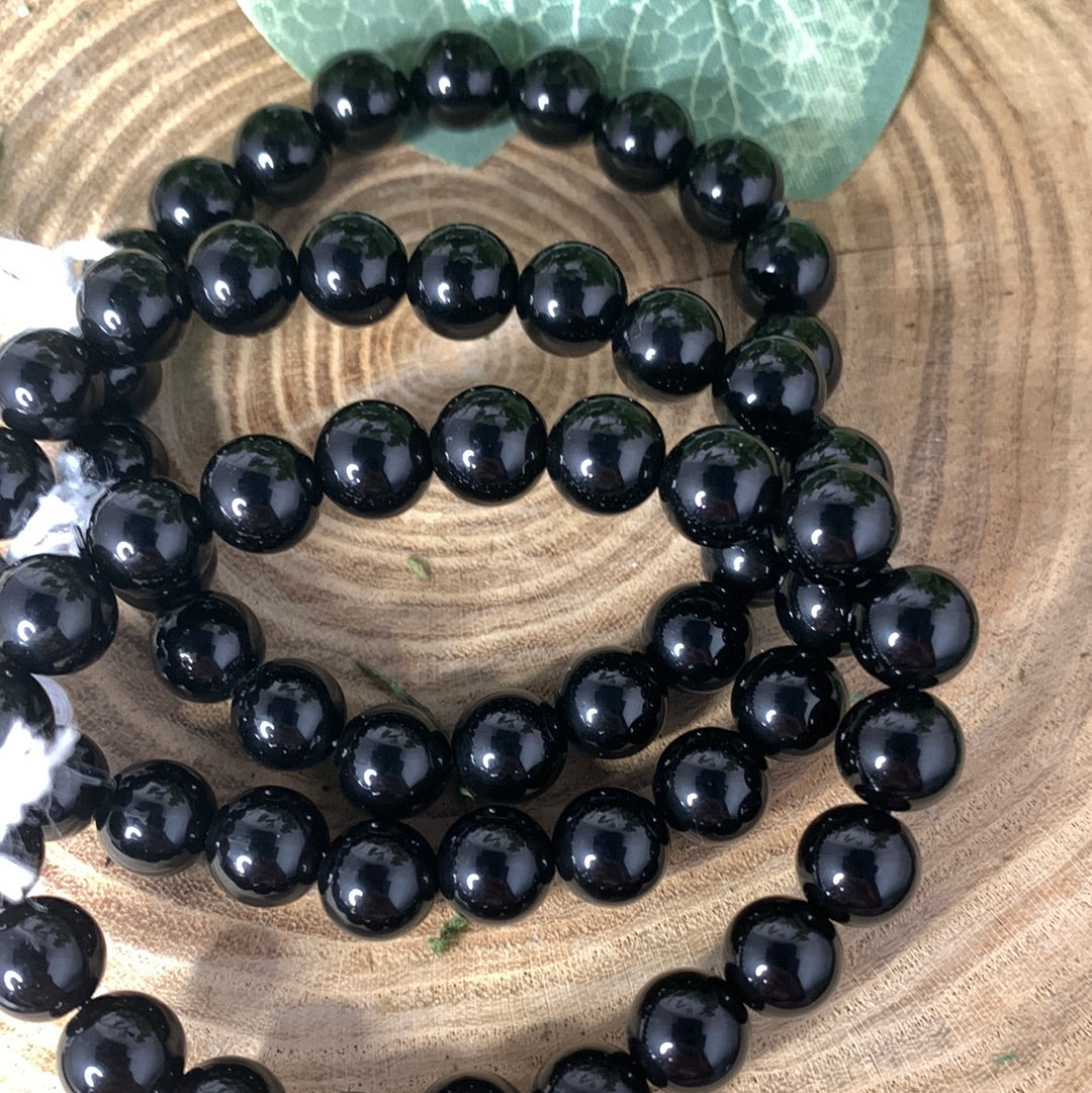 Black Obsidian - Bracelet 8 mm