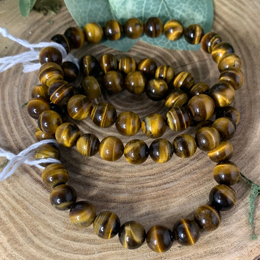 Yellow Tigers Eye - Bracelet 8 mm