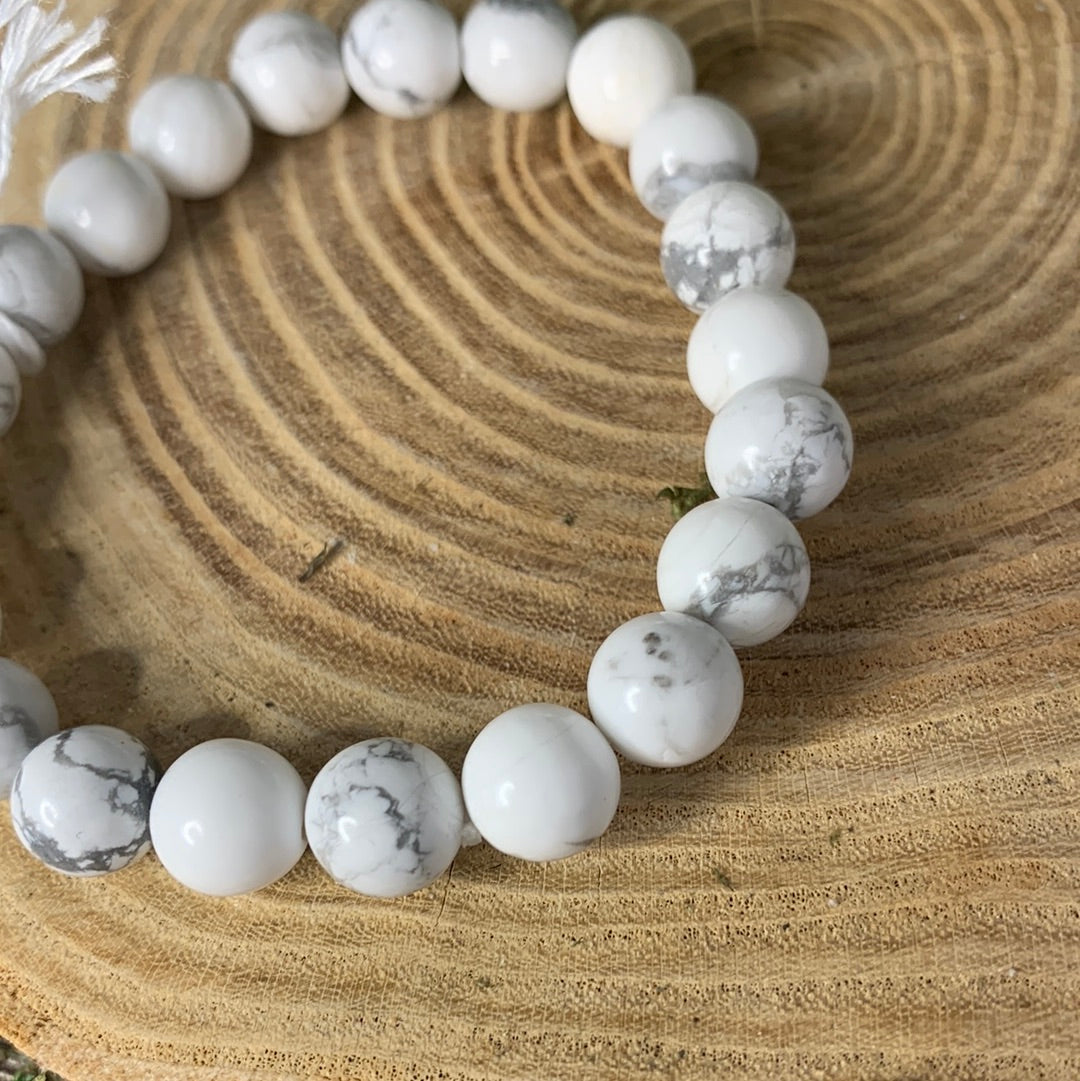 Howlite - Bracelet 8 mm
