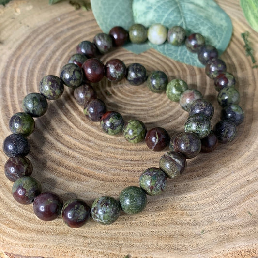 Dragon Bloodstone - Bracelet 8 mm