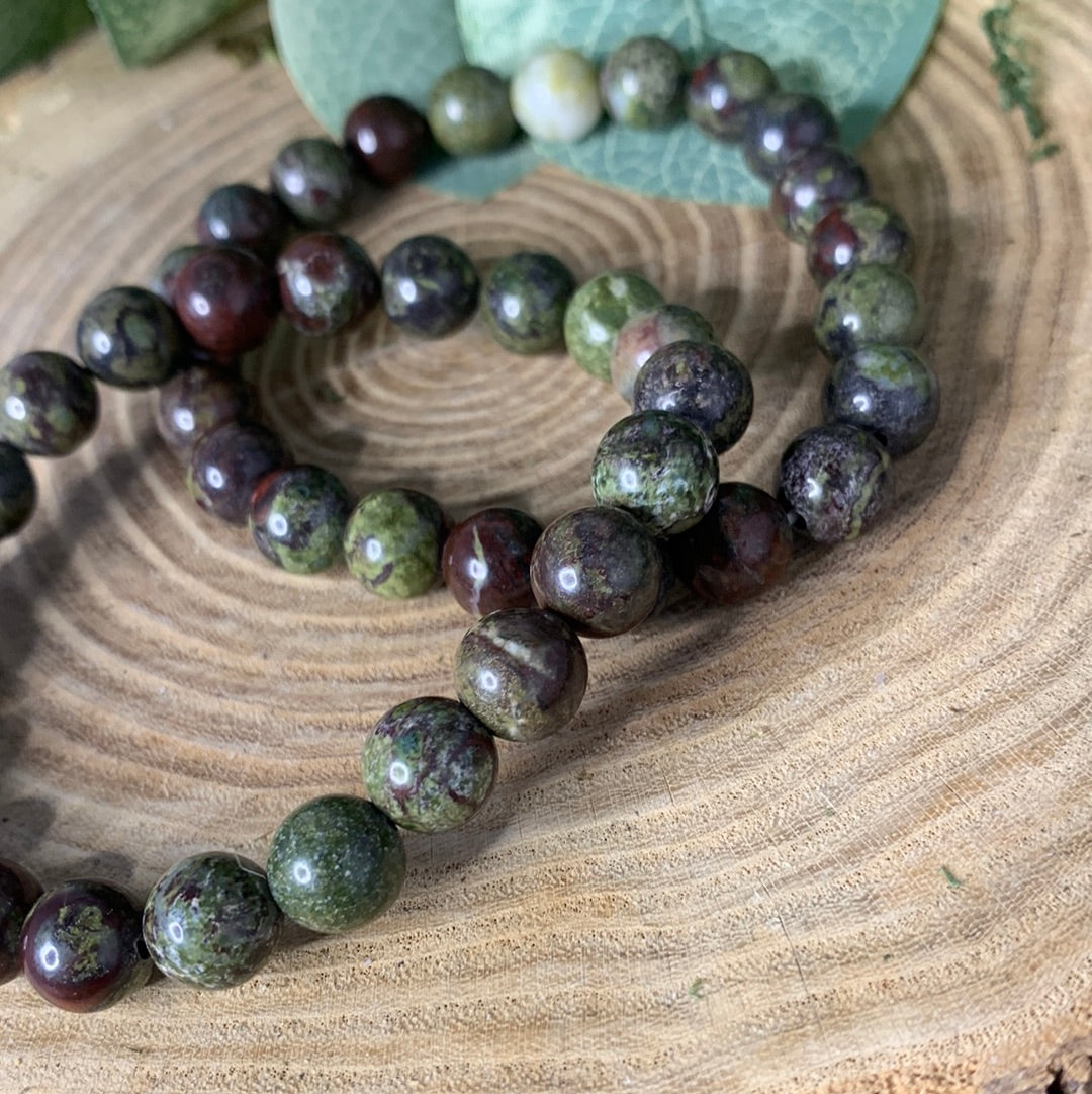 Dragon Bloodstone - Bracelet 8 mm