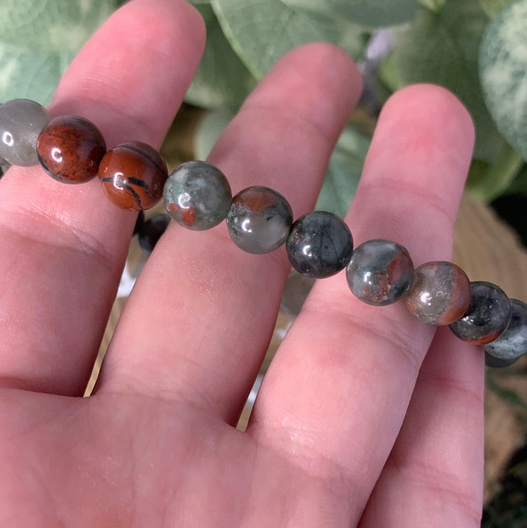 African Bloodstone - Bracelet 8 mm