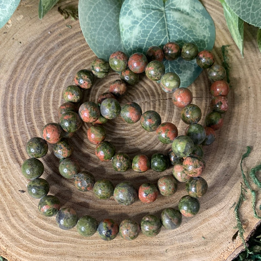 Unakite - Bracelet 8 mm