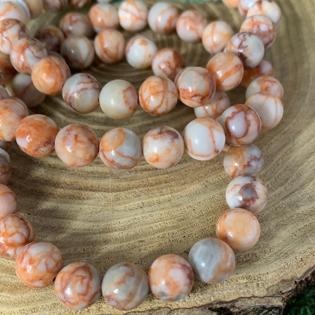 Network Jasper - Bracelet 8 mm