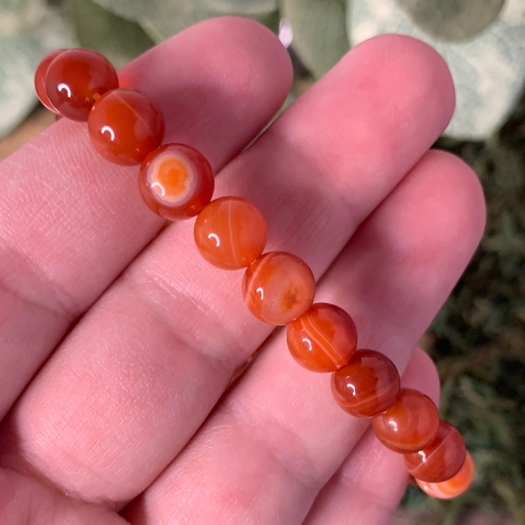 Carnelian - Bracelet 8 mm