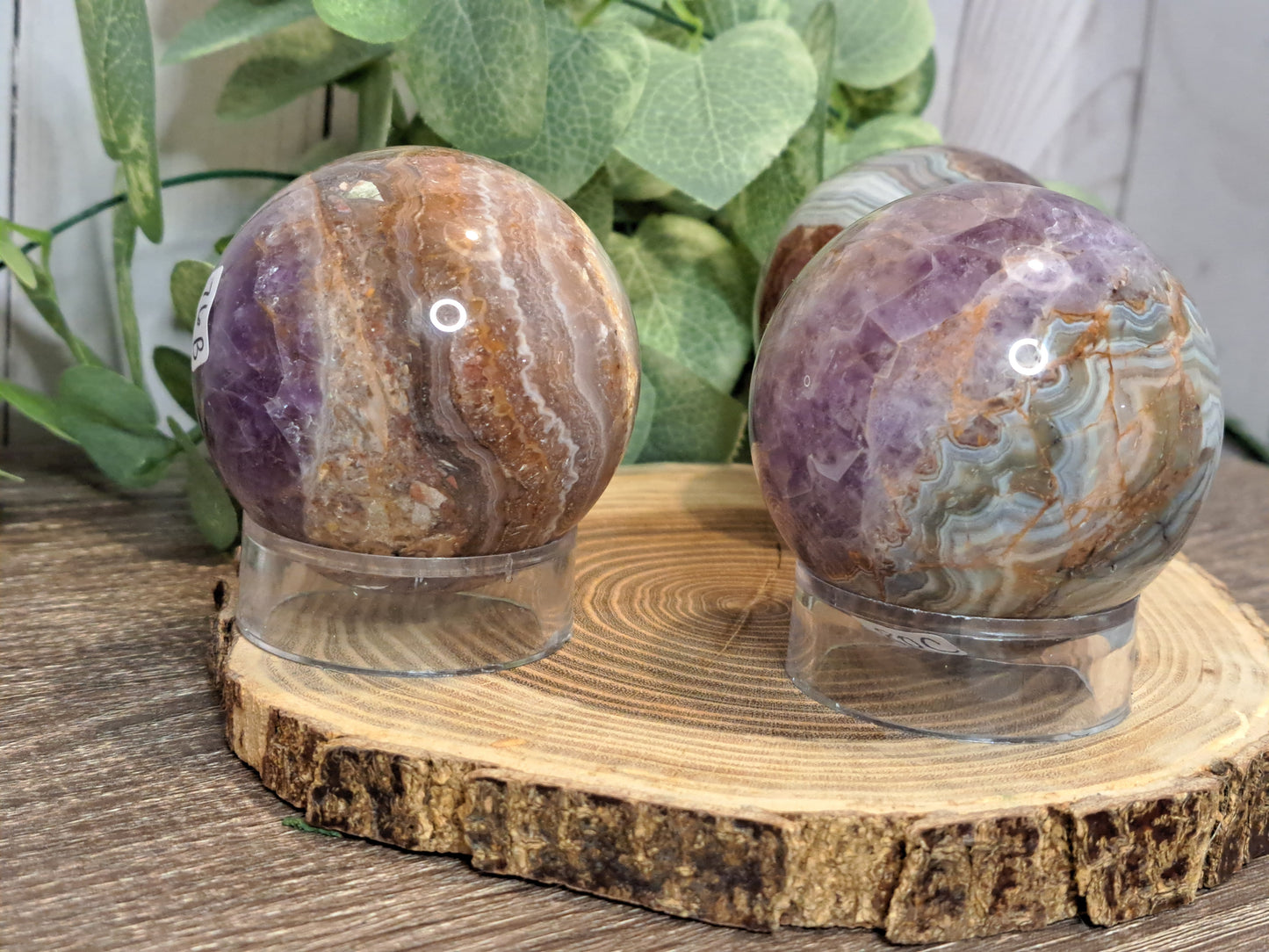 Agate & Amethyst Sphere
