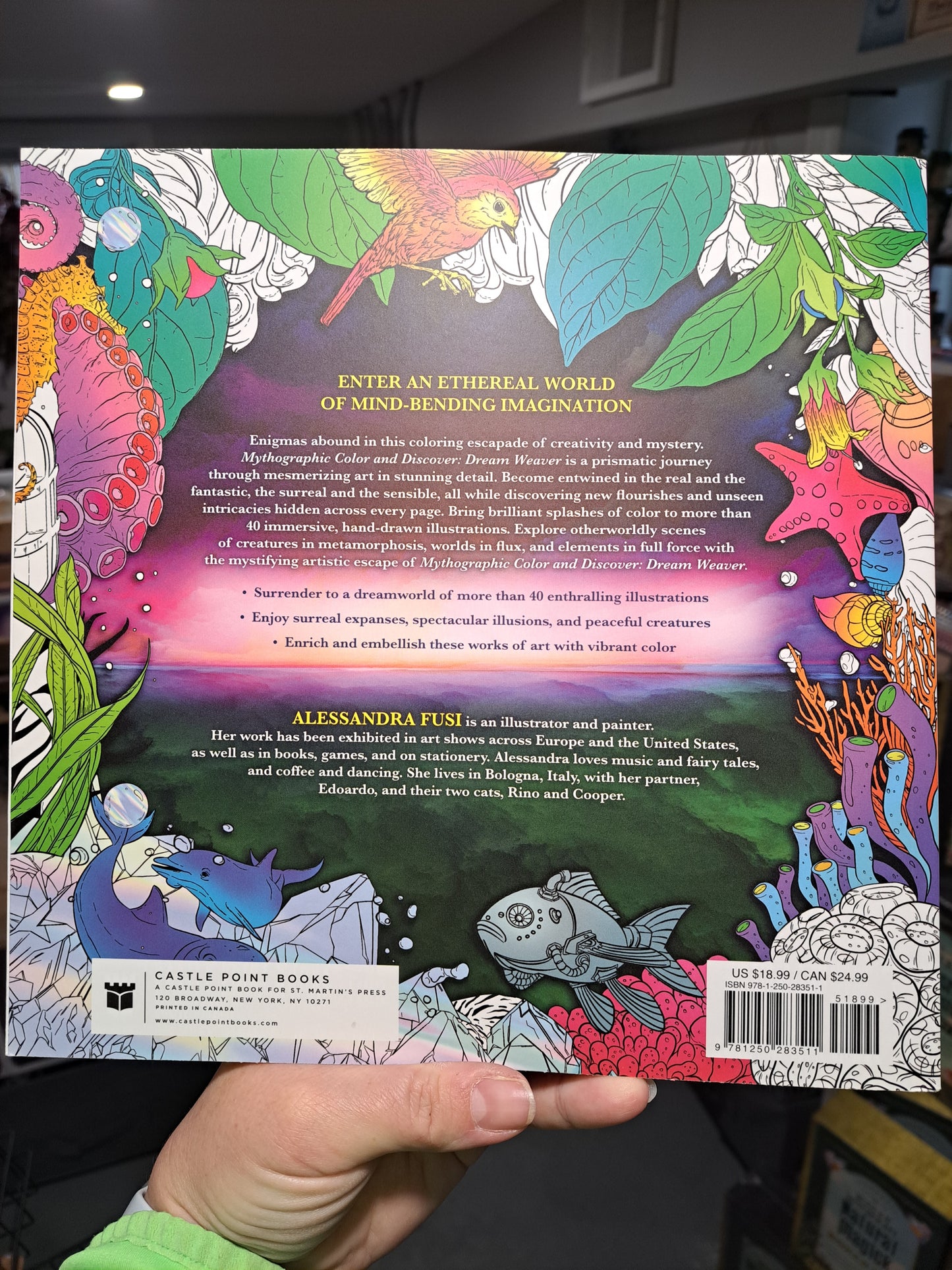 Mythographic Color and Discover Dream Weaver: An Artist's Coloring Book of Extraordinary Reveries
