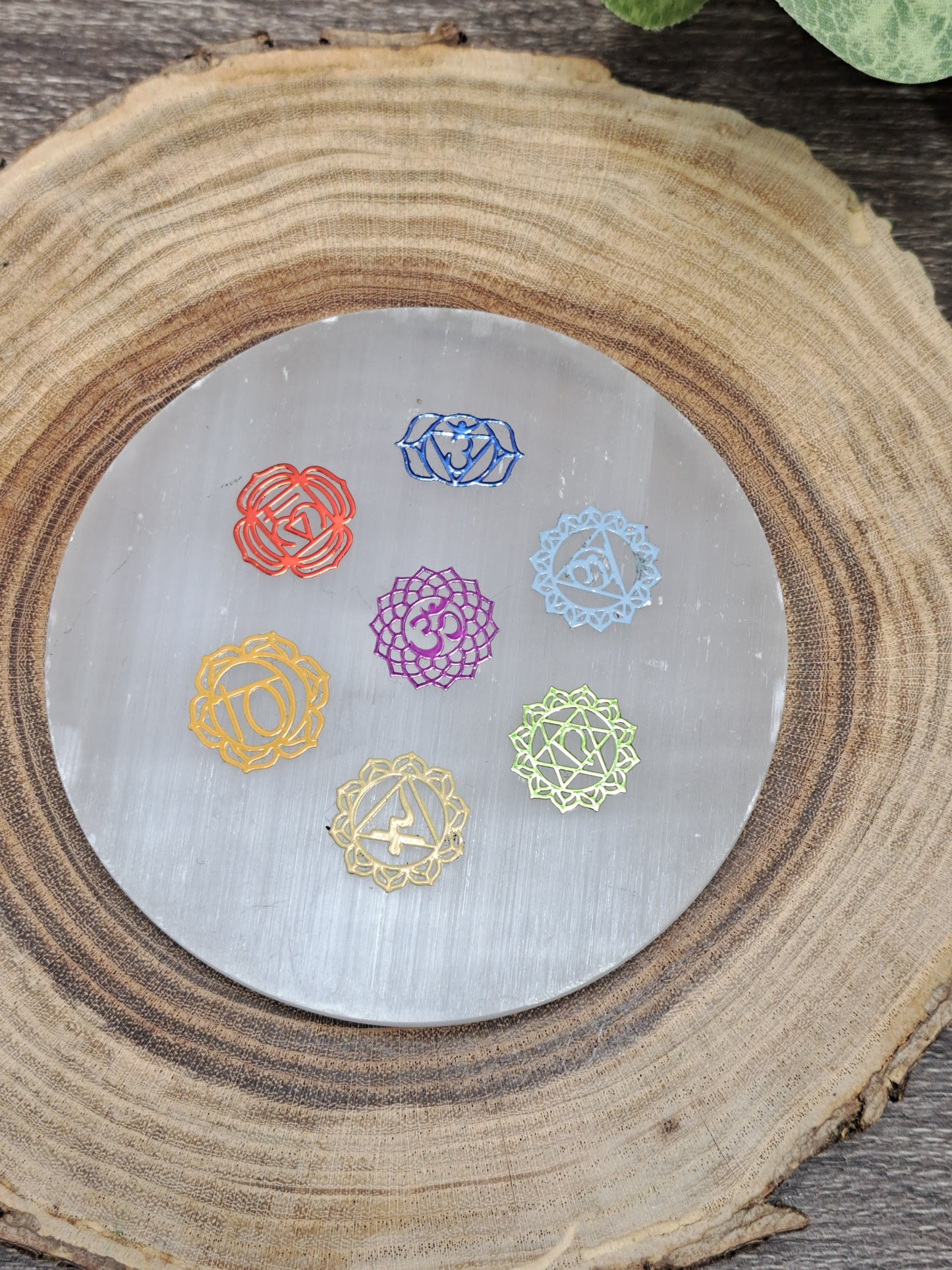 Selenite Charging Plates