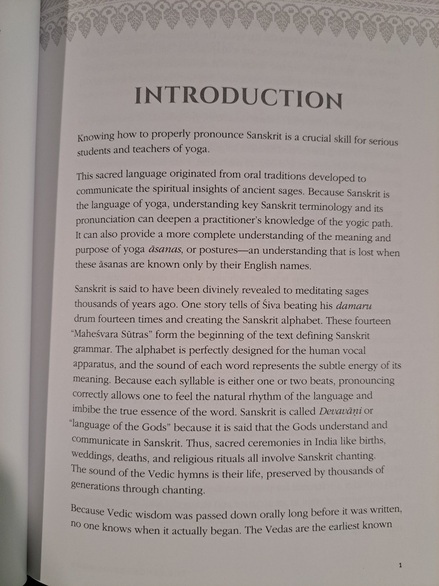 The Language of Yoga: Complete A to Z guide to asana names, sanskrit terms, & chants