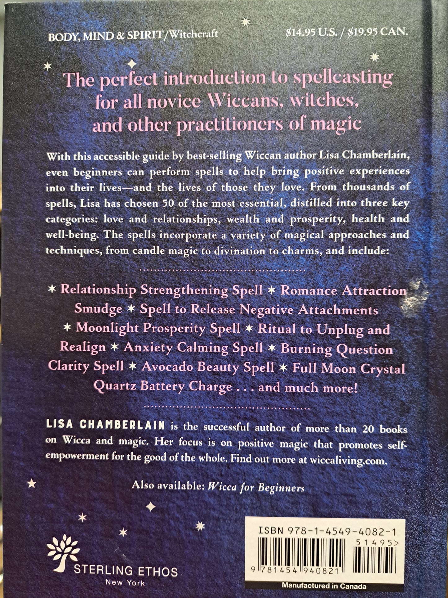 Wicca Book of Spells: A Beginner’s Book of Shadows for Wiccans, Witches, and Other Practitioners of Magic