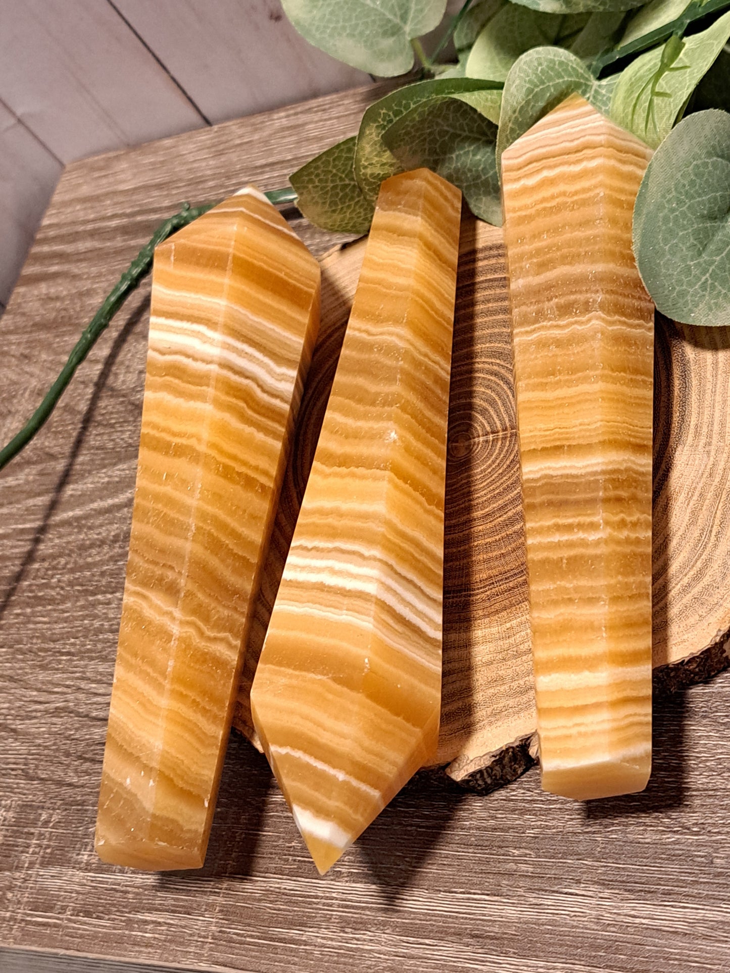 Orange Calcite Wands
