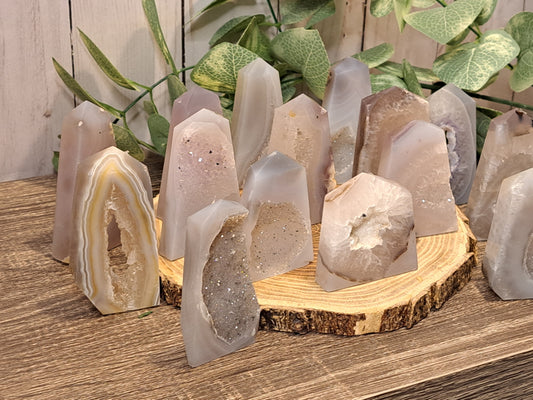 Druzy Agate Towers