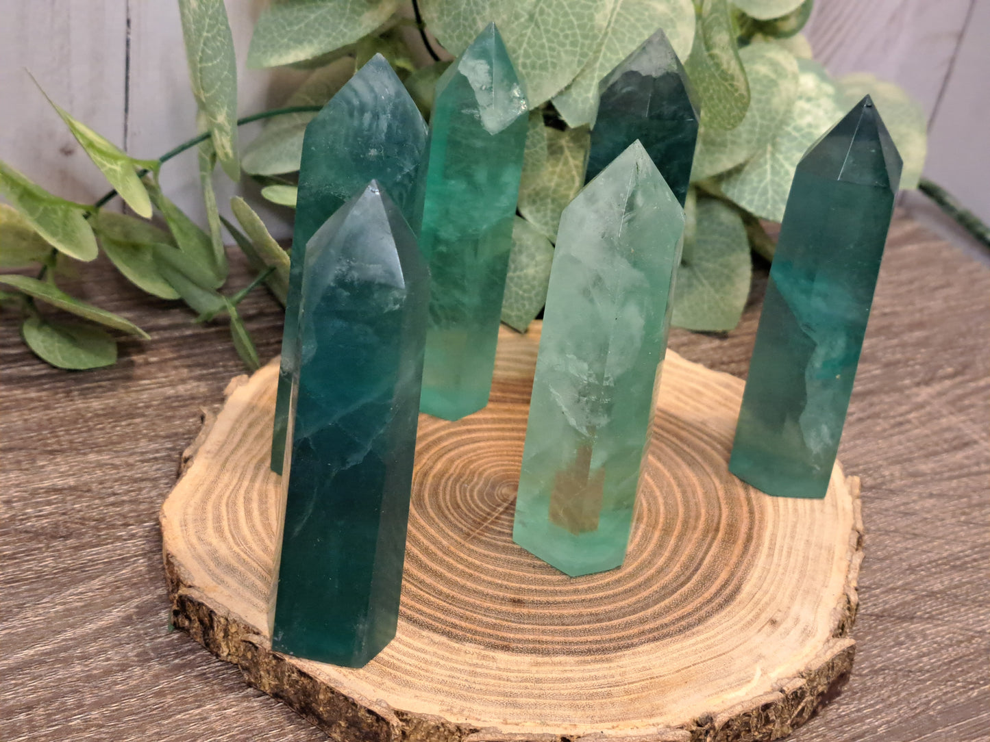 Green Fluorite Towers