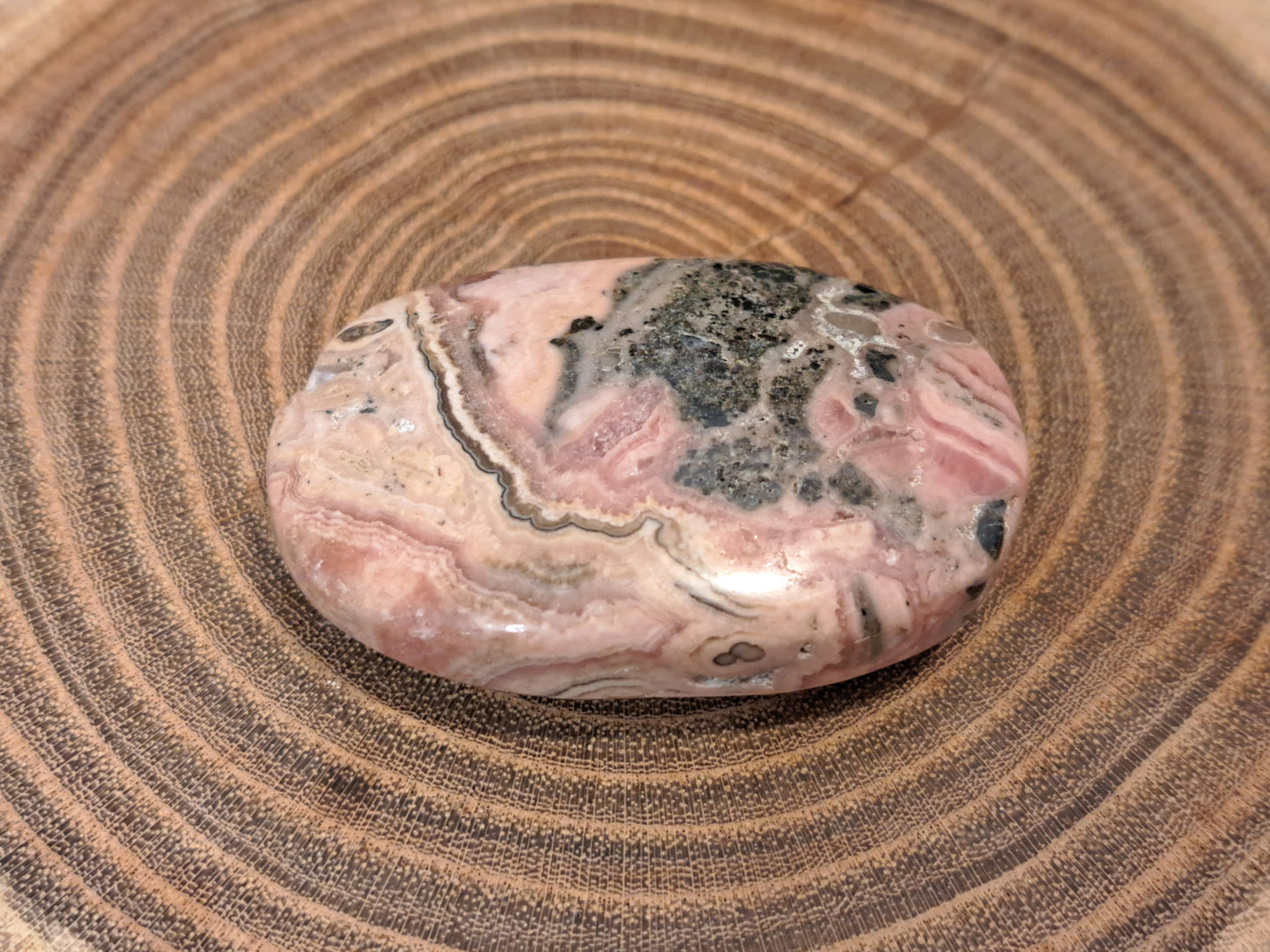 Rhodochrosite Palm Stones