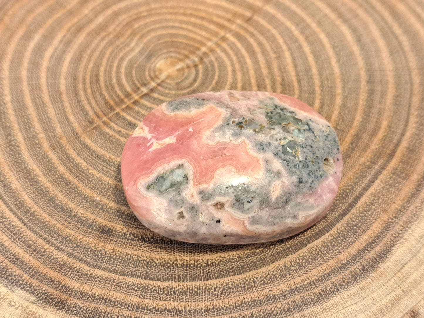 Rhodochrosite Palm Stones
