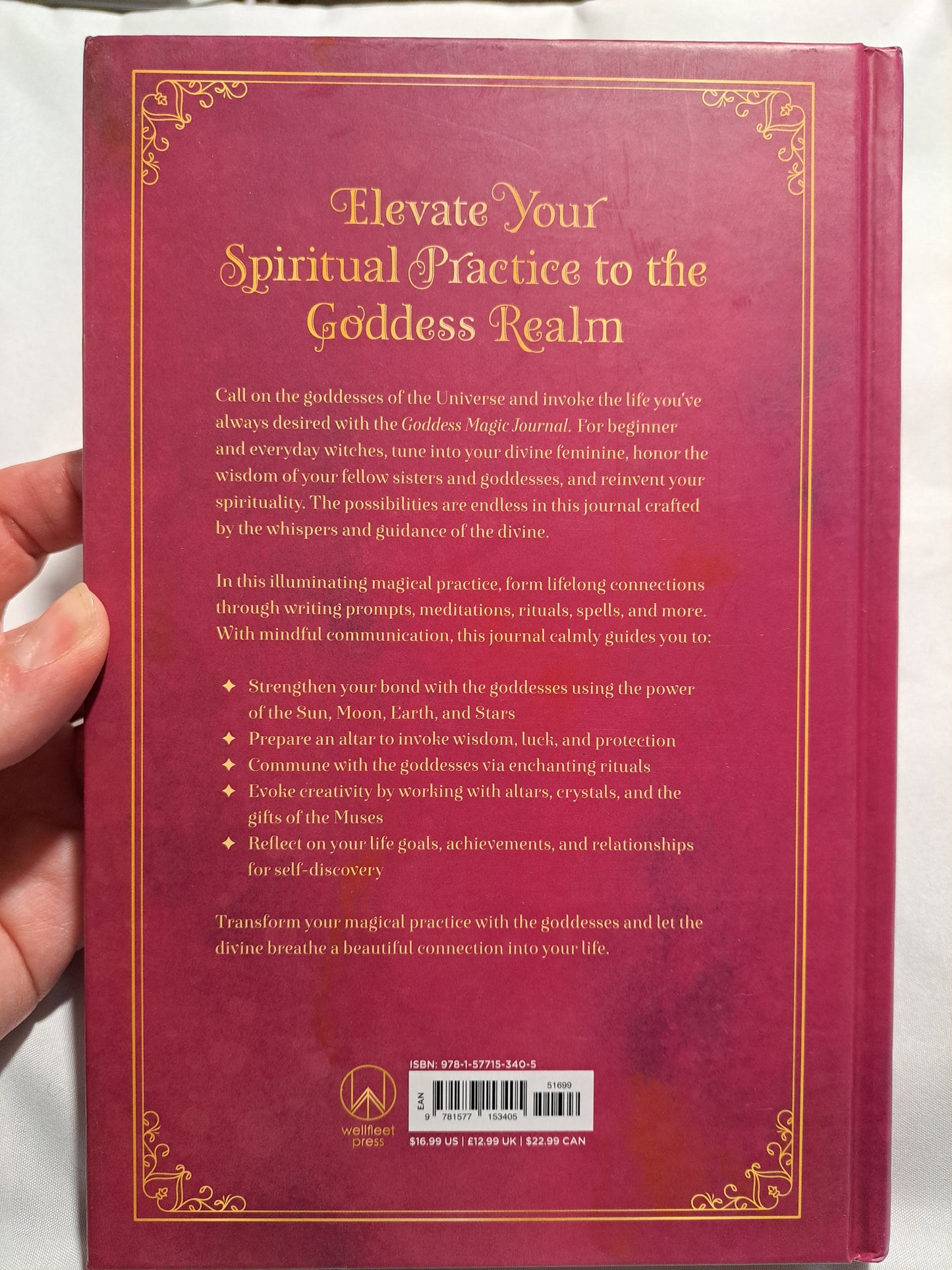 Goddess Magic Journal: Spells, Rituals, and Writing Prompts to Harness the Power of the Goddess Within