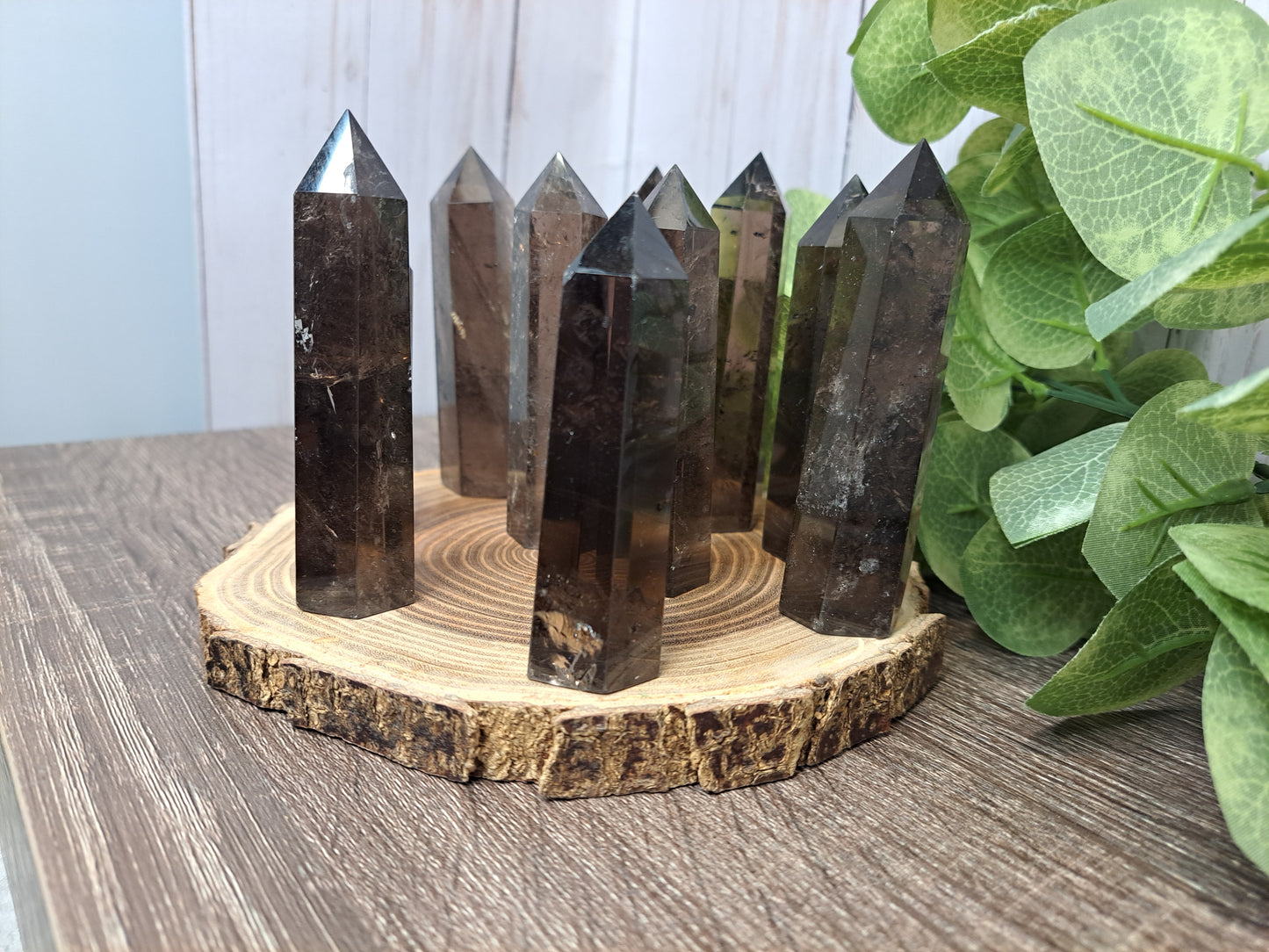 Smokey Quartz Towers