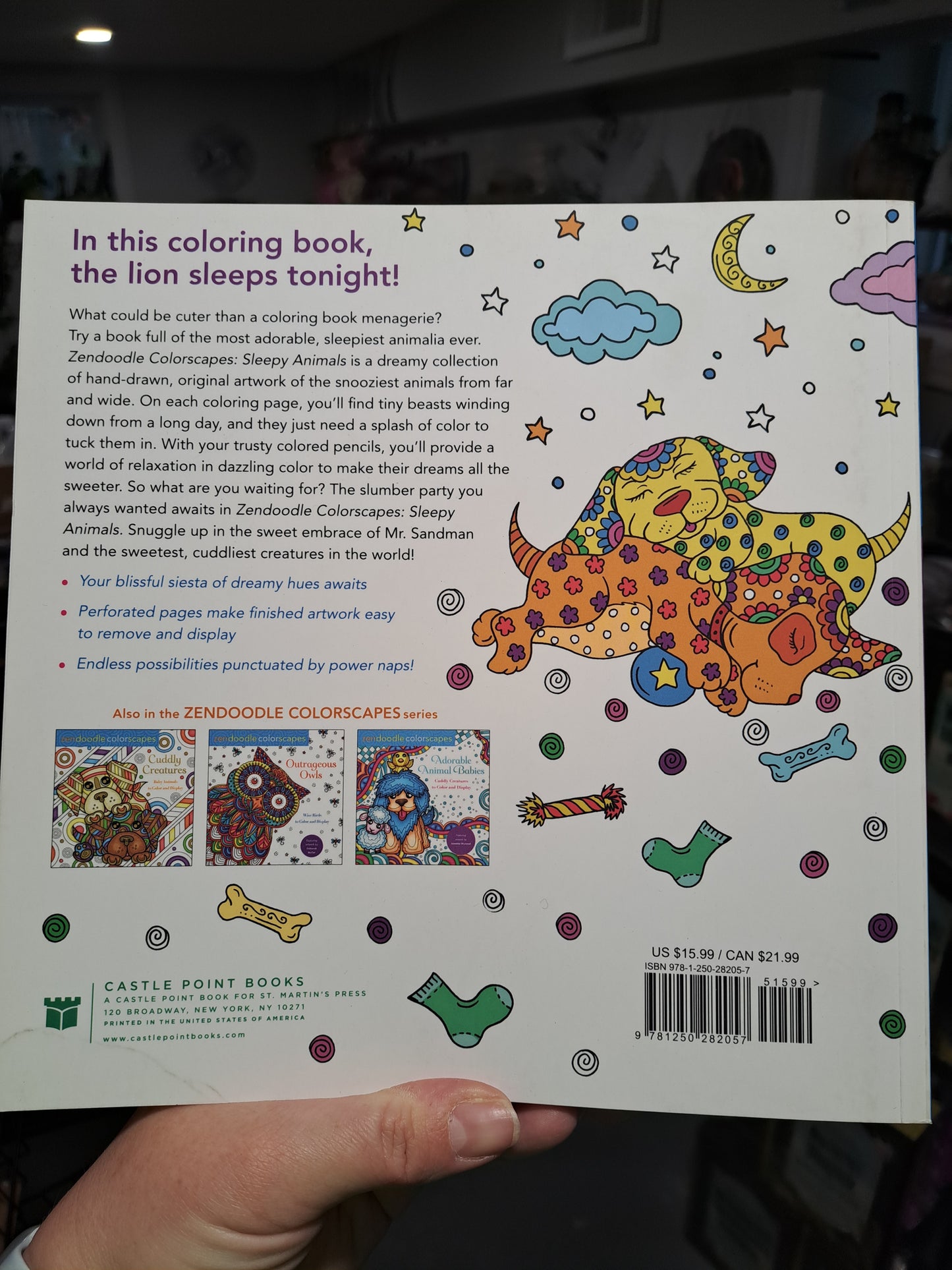 Sleepy Animals: Furry Friends to Color & Display