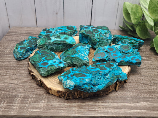Malachite & Chrysocolla Slab