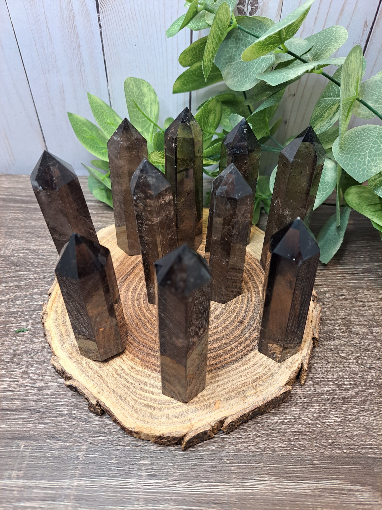 Smokey Quartz Towers