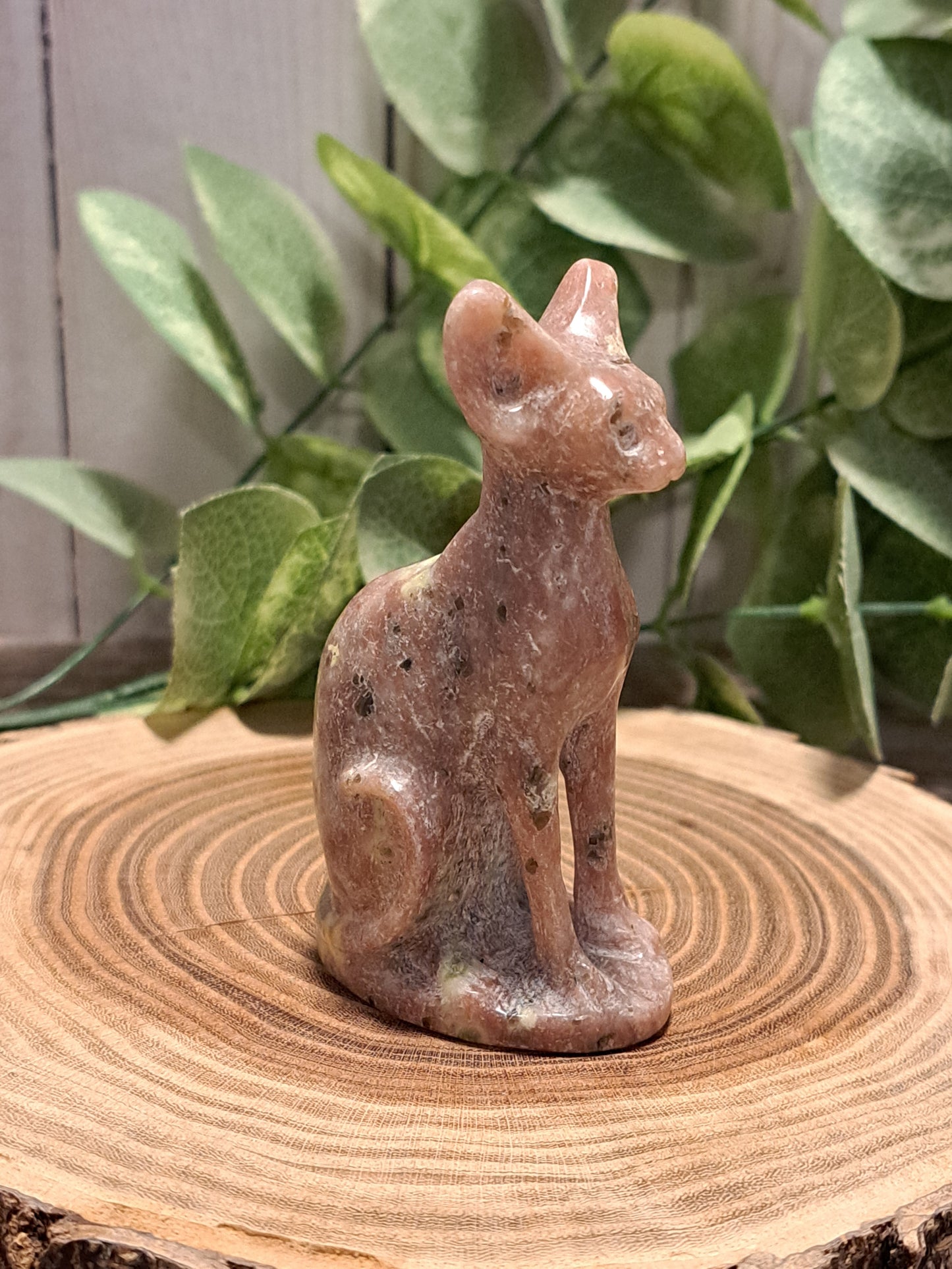 Bast (Bastet) Sphinx Cat Carvings