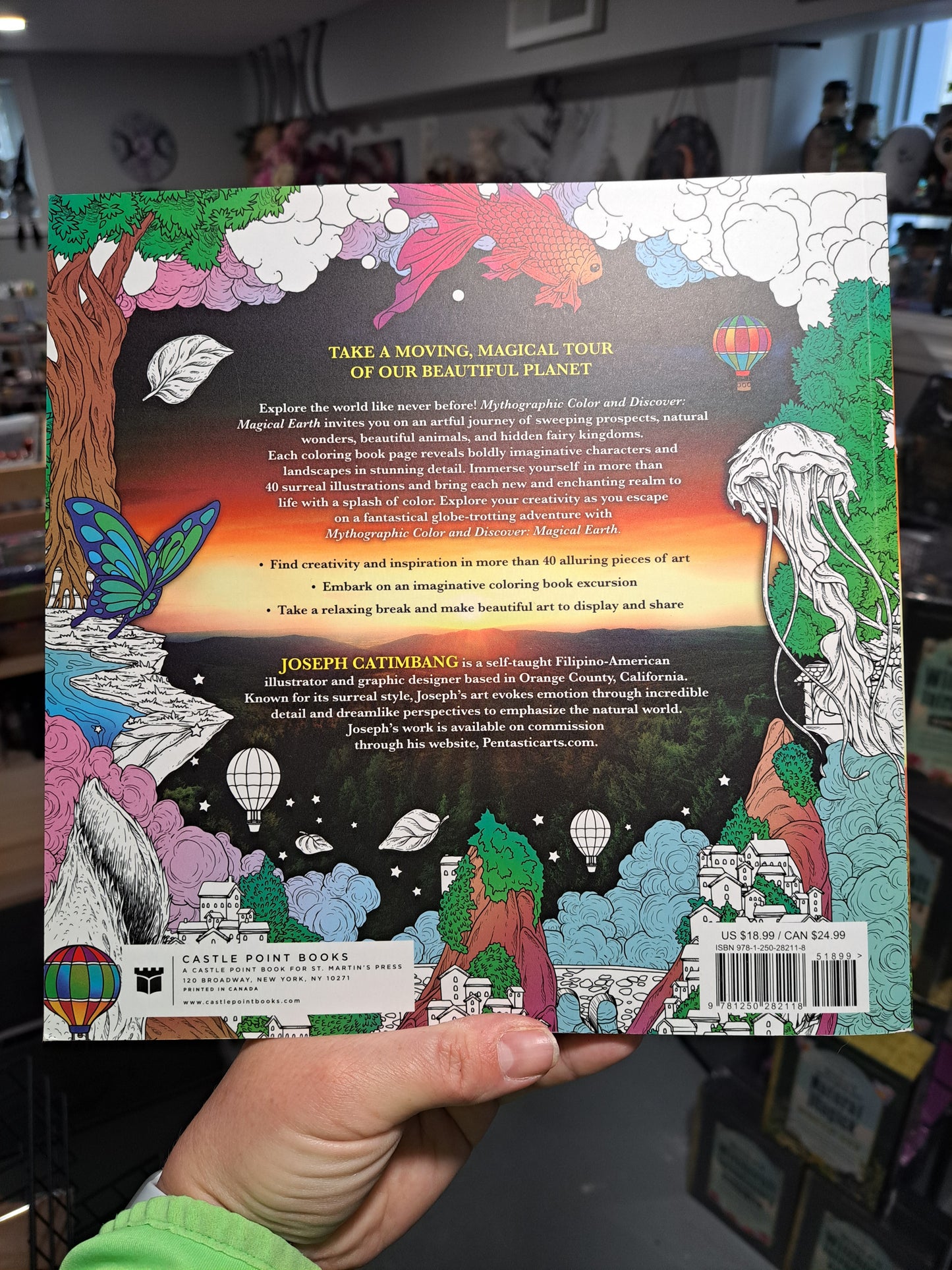 Mythographic Color and Discover Magical Earth: An Artist's Coloring Book of Natural Wonders