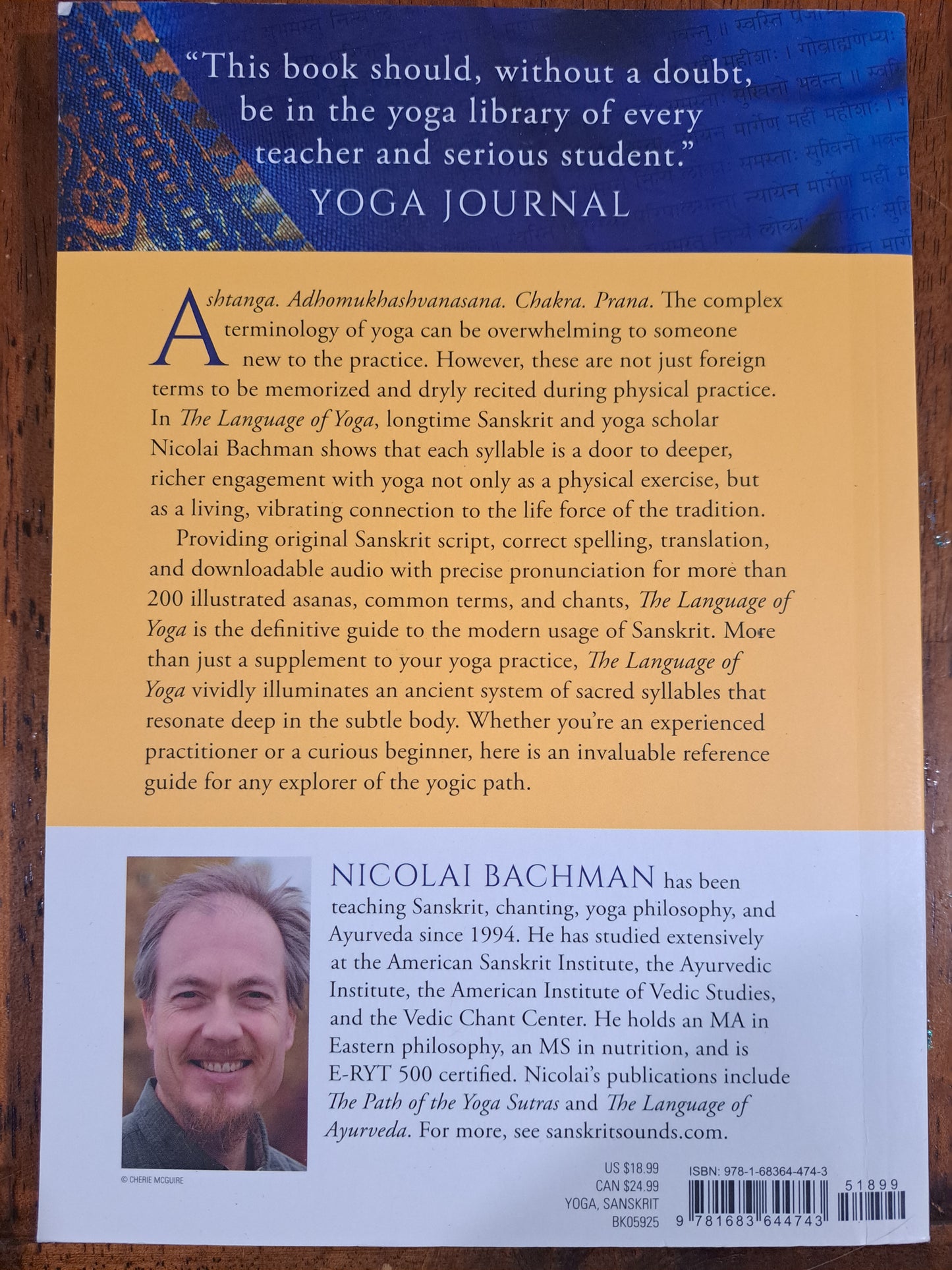 The Language of Yoga: Complete A to Z guide to asana names, sanskrit terms, & chants