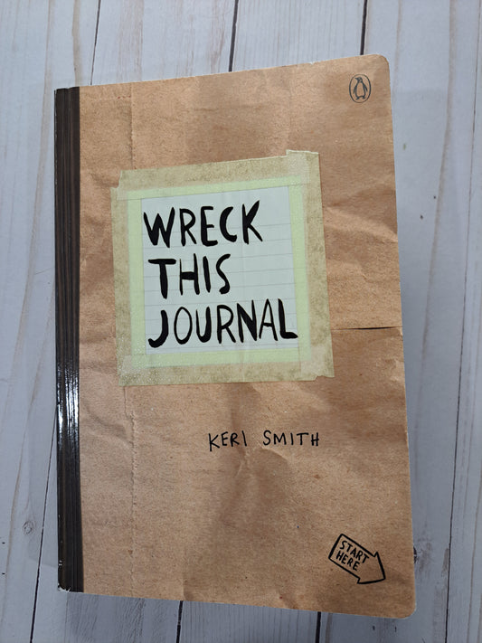 Wreck This Journal - Paperbag cover